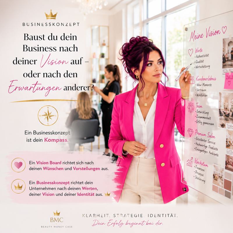 Businesskonzept: Baust du dein Business nach deiner Vision auf?